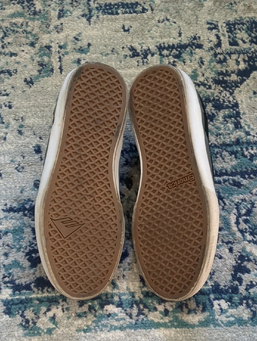 Emerica Wino G6 Slip On Skate Sneaker Shoe Black Waffle Sole Size 7